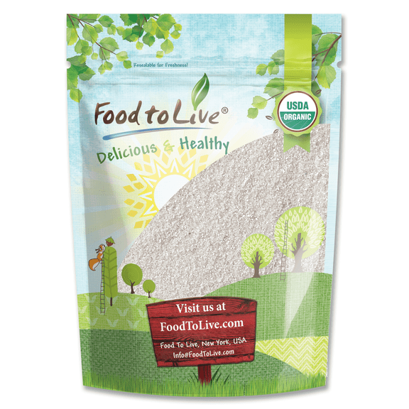 Gluten Free Organic White Polenta, 12 Ounces - Non-GMO , Vegan, Kosher - by Food to Live