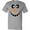 AC-Heather Grey, variant on Cute Smiling Snowman Face with Carrot Nose T-Shirt