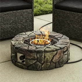 Bond Pinyon Envirostone Gas Fire Pit Walmart Com