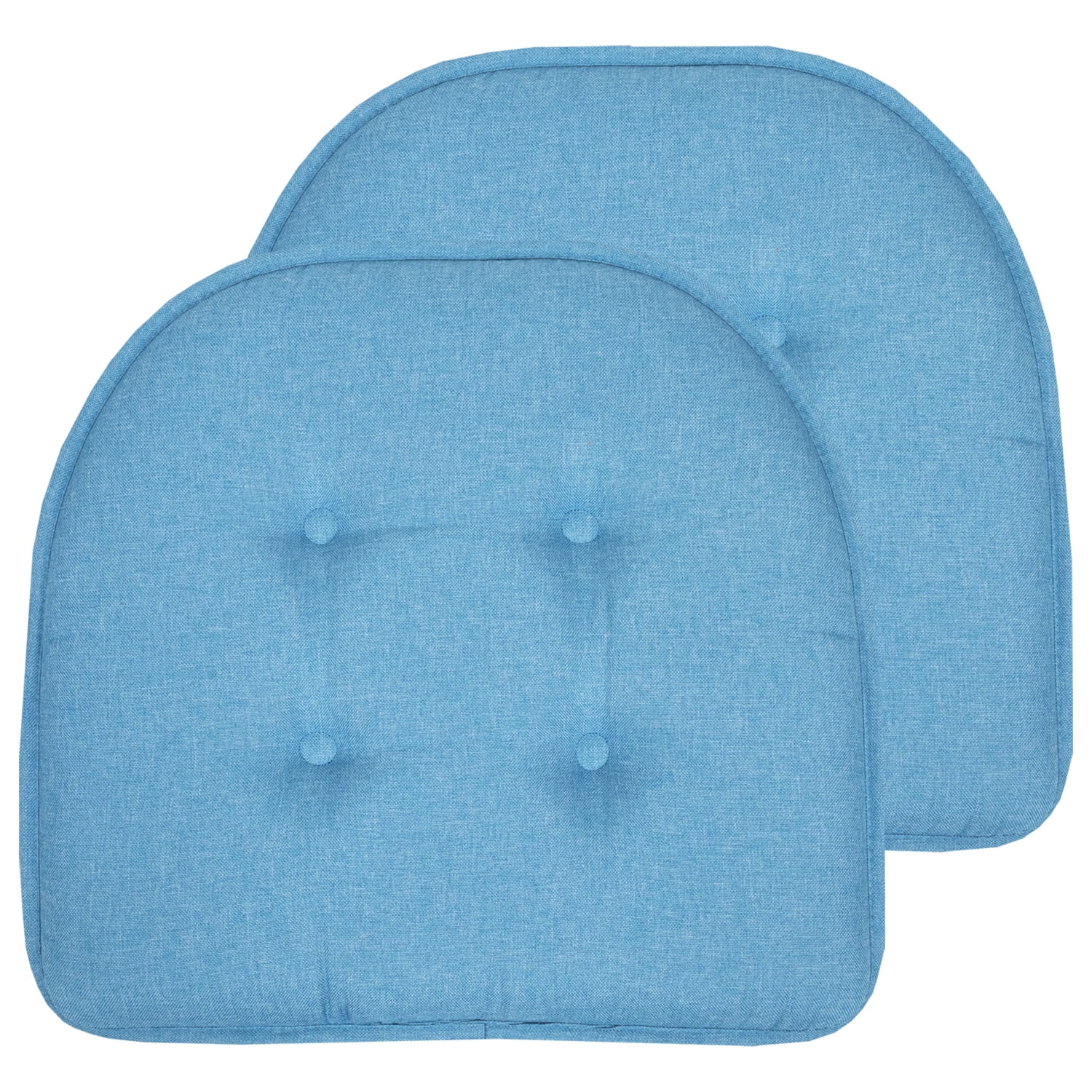 UShaped Memory Foam Chair Pads 2 Pack Turquiose