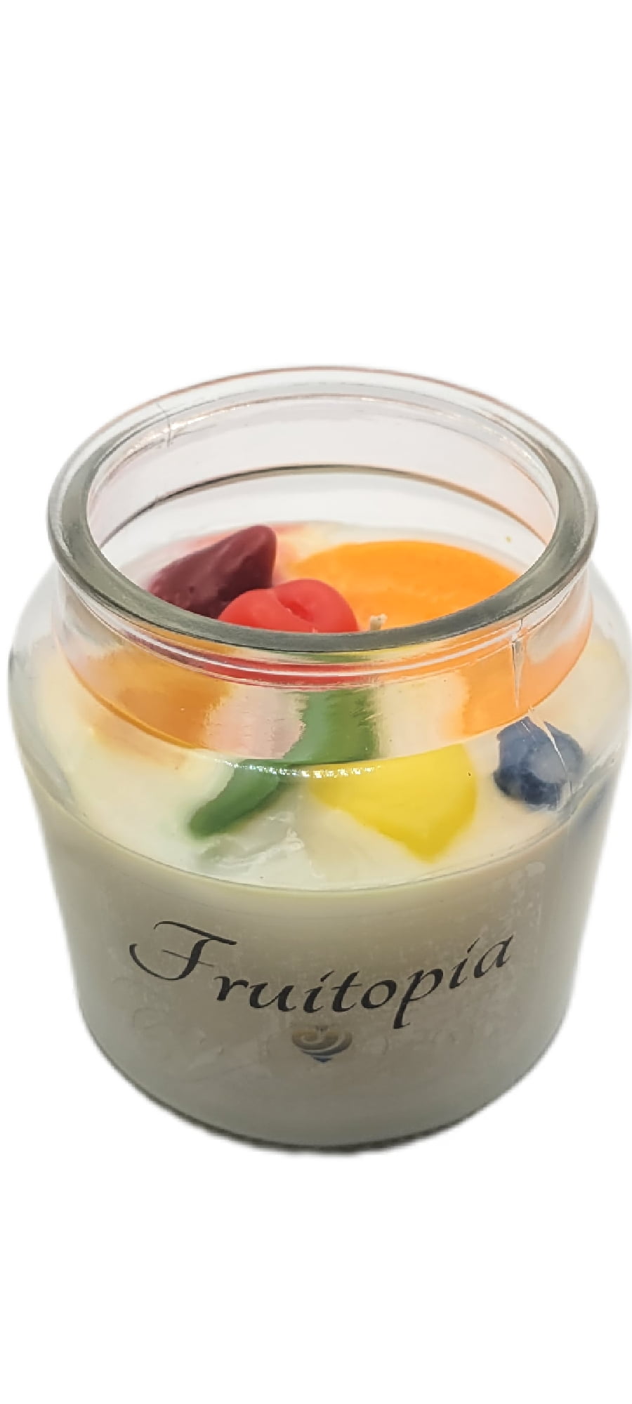 Blak Beautys FRUITOPIA Fruit Slices Scented Glass Jar Candle (2 Wick) 25 fl oz