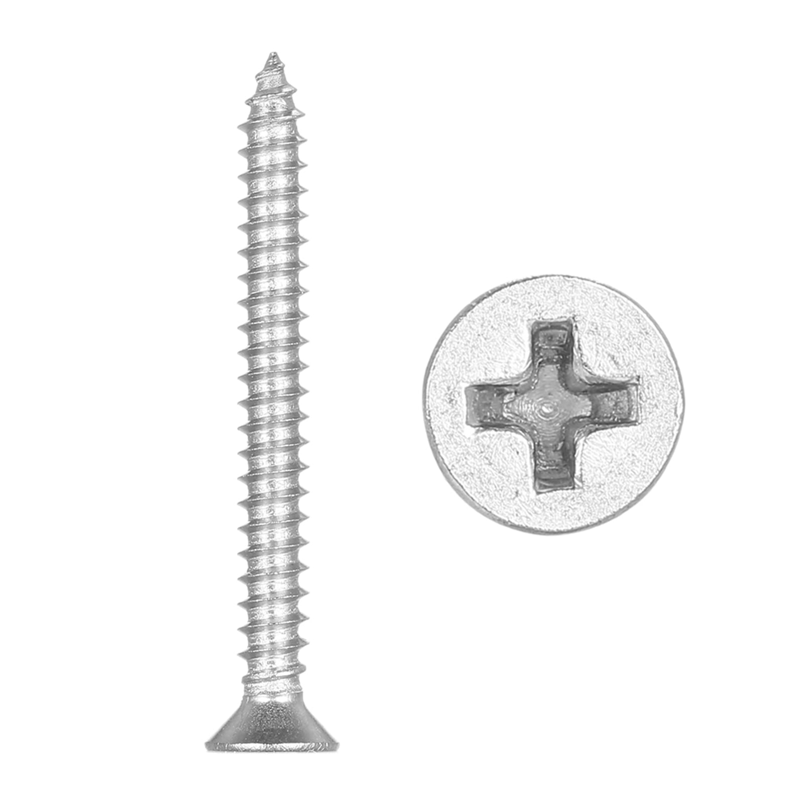 x50 8g x 1 1/2 4mm x 40mm Stainless COUNTERSUNK Self Tapping Screws 