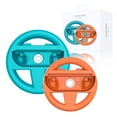 thumbnail image 3 of KIPLINK Dual Racing Wheel Set for Nintendo Switch 2 Joy-Cons - 1 Large & 1 Small Steering Wheel for Mario Kart & Driving Games (Available in Black & Orange/Blue), 3 of 17