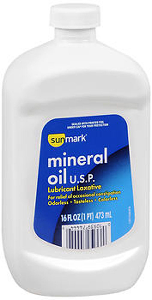Sunmark Mineral Oil USP Lubricant Laxative, 16 Fl. Oz.