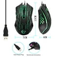 thumbnail image 4 of ZFYXGS G820 Wired Gaming Mouse 6 Button Backlight Color LED Computer Mice Gamer Mouse Optical, 4 of 6