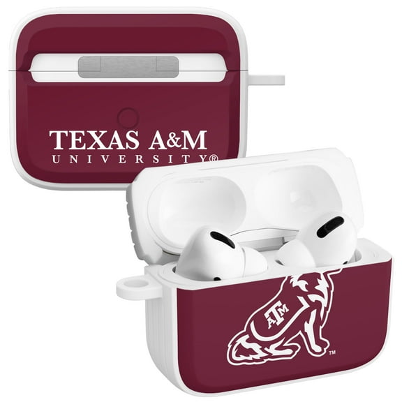 Texas A&M Aggies HDX Case Cover Compatible with Apple AirPods Pro 1 & 2 Battery Case (Classic) by Affinity Bands