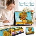 thumbnail image 2 of 2027 Monthly Desk Calendar, 12-Month Spiral Bound Planner with Monthly Tabs, 8.6 X 7.3 Inch Standing Size, 2 of 7