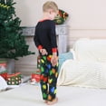 thumbnail image 7 of "Let’s Get Lit" Family Christmas Pajamas Matching Sets – 2 Piece Holiday Xmas PJs with Christmas Light Print, Festive Sleepwear Outfits for Couples and Families, 7 of 7