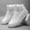 White, variant on [2-Tone Sneakers] Comfortable Men's High-Top Casual Sneakers| All-Season Versatile Footwear for Everyday and Outdoor Activities | Black & White Two-Tone Design, Lace-Up, EVA Sole