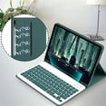 thumbnail image 2 of Funda protectora con teclado Bluetooth para tableta Samsung Funda protectora con teclado Bluetooth desmontable para tableta Samsung S9, 2 of 6