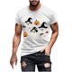 thumbnail image 2 of Blusas y camisas de manga corta y cuello redondo para hombre. Blusas/camisetas de manga corta con cuello redondo y estampado de Halloween para hombre. Blusa para hombre., 2 of 5