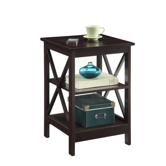 Convenience Concepts Oxford Table d'Appoint, Fini Bois Espresso