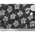 thumbnail image 2 of Soimoi Rayon Fabric Leaves & Floral Block Print Fabric by The Yard 42 Inch Wide, 2 of 3