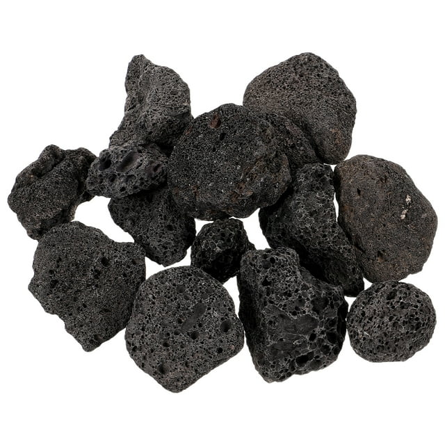 Miangastore 1 Pack of Fish Tank Volcanic Rocks Small Natural Lava Stones Decorations Potted Plants Volcanic Rocks