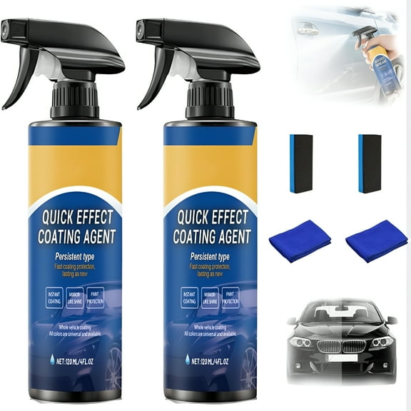 NEXIMO 3-In-1 Quick Car Coating Agent,Waterless Polish Spray for Scratch Protection,Gloss & Long-Term Shine Car Polish
