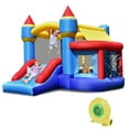 thumbnail image 1 of Costway Inflatable Bounce House Castle Slide Bouncer Shooting Net, 1 of 10