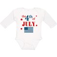thumbnail image 3 of Inktastic The 4th of July- Boys or Girls Long Sleeve Baby Bodysuit, 3 of 5
