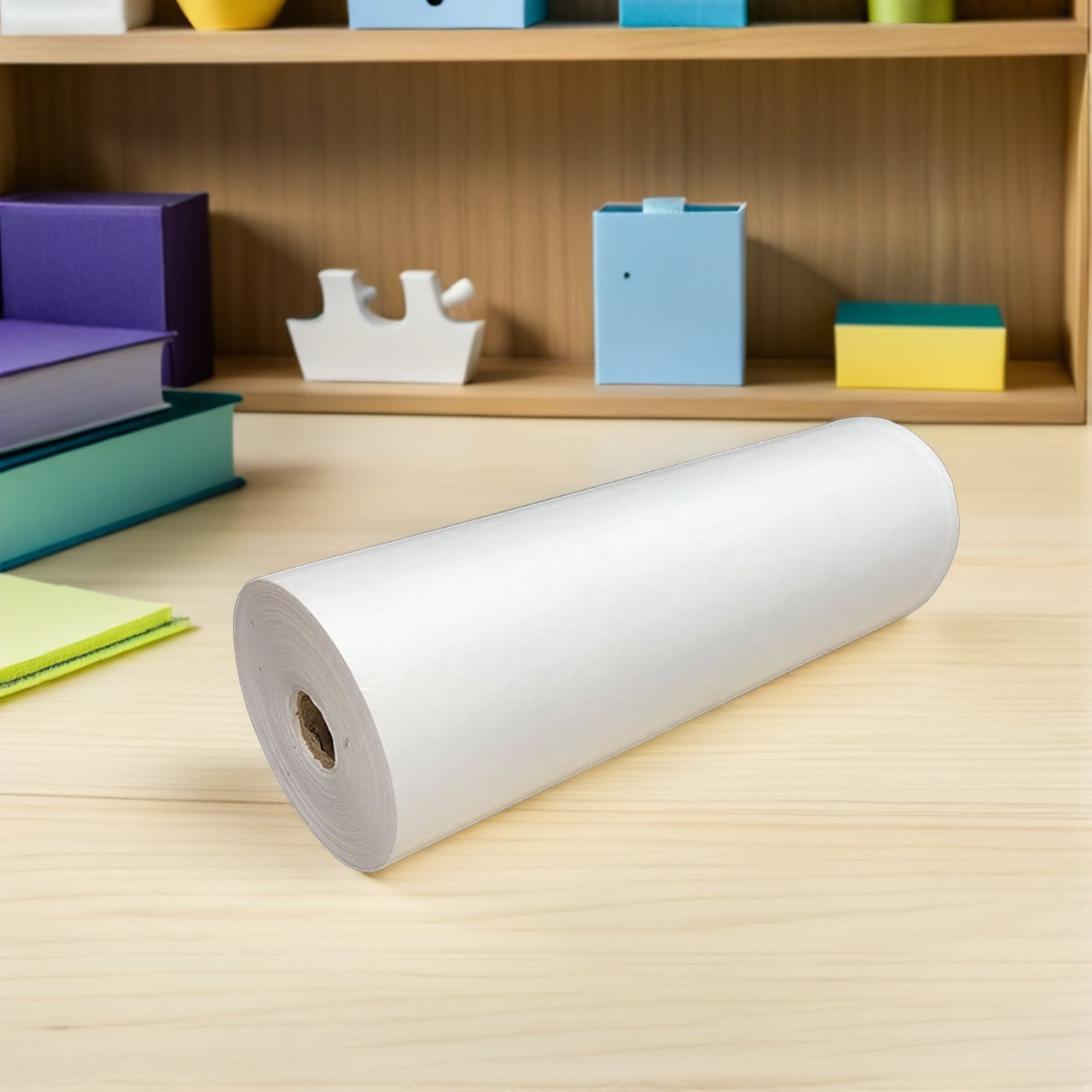 Alasum White Paper Roll Breathable and Flexible Perfect for Watercolor Ink and Brush Pen Art