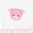 thumbnail image 4 of Inktastic Cute Pig, Little Pig, Piggy, Pink Pig Girls Toddler Dress, 4 of 5
