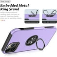 thumbnail image 4 of Entronix Heavy Duty Ring Case Designed for iPhone 11 Pro Max, Shockproof Slim Fit Kickstand, Purple, 4 of 6