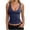 Navy, variant on Women's Deep V Neck Tank Tops Double Lined Going Out Camisoles Slim Fit 2026 Trendy Summer,Gray Women's S-XXL