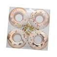 thumbnail image 2 of Adornos navideños Macarena, 4 piezas, donut, 7 cm, decoración navideña, 2 of 8