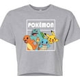 thumbnail image 3 of Pokémon - Team Pokémon - Juniors Cropped Cotton Blend T-Shirt, 3 of 5