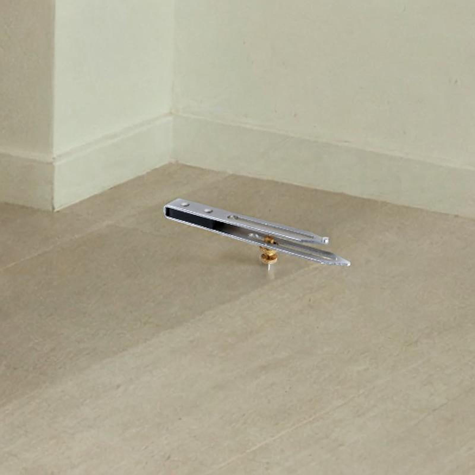 oshhni Floor Layer Mini Recess Scriber Floor Layout Compass for Plumbing Miter Cuts