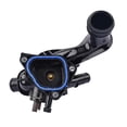 thumbnail image 4 of GELUOXI Thermostat Housing for Mini Cooper Convertible Coupe Hatchback Wagon 2007-2013 Black 1Pc, 4 of 10