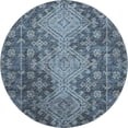 thumbnail image 2 of Addison Rugs Mayfield Washable Transitional Aztec Blue Round Rug, 8' x 8', 2 of 5