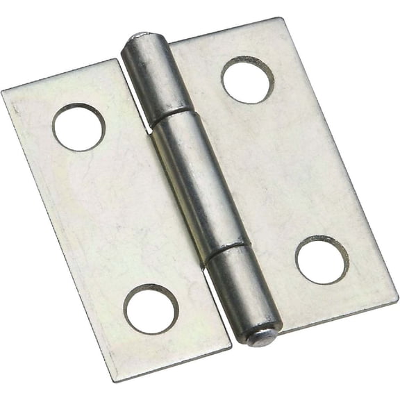 National Hardware - V518 1-1/2" Non-Removable Pin Narrow Utility Hinge - 2 Per Pack