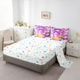 thumbnail image 3 of Erosebridal Girly Unicorn Bedding Twin Size 7pcs , Stars Reversible, 3 of 5