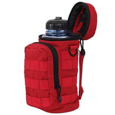 Rothco MOLLE Compatible Water Bottle Pouch Red