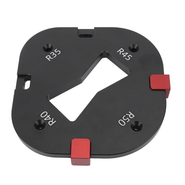 Corner Routing Plate, Accurate Alignment R35 R40 R45 R50 Round Corner Template for Woodworking Carving