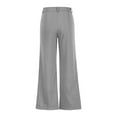 thumbnail image 5 of Aofany Women's Fashion Straight Wide Leg Trousers Women Solid Casual Loose Pants, 5 of 6