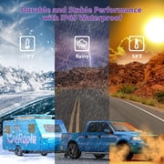eRapta ERT11 Backup Camera, Rear View Reverse Camera for Car Truck Pickup SUV RV Van HD License Plate Front Rear Camera