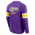 thumbnail image 3 of Men's Darius Rucker Collection by Fanatics Purple Minnesota Vikings Waffle-Knit Raglan Long Sleeve Henley T-Shirt, 3 of 6