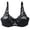 Black, variant on Bras for Women Elegant Lace Bra for Women with Plus Size Support and Comfort Underwear Red 100C