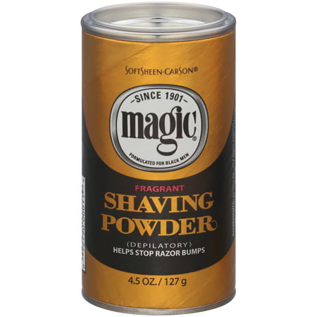 SoftSheen-Carson Magic Fragrant Shaving Powder, Razorless Shaving for Coarse Textured Beards, 5 (Best Way To Soften Beard Before Shaving)