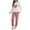 Pink, variant on Enjoytime Women's 2 Piece Outfits 2025 Fall Winter Print Long Sleeve Pullover Tops and Long Pants Casual Warm Tracksuit Hot Pink XL