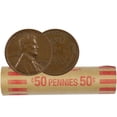 thumbnail image 2 of 1909-1956 Wheat Penny Circulated (Roll of 50) - Upstate NY Hoard, 2 of 3