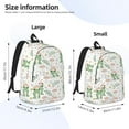 thumbnail image 2 of Rocae Frog and Mushrooms for Canvas College Laptop Backpack for Men Women-Small, 2 of 5