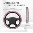 thumbnail image 3 of Balery Ladybug Fundas elásticas antideslizantes para volante, funda protectora universal para hombre y mujer, 15 pulgadas, accesorios para coche., 3 of 6