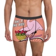 thumbnail image 1 of Balery Flamingo Riding a Bicycle Calzoncillos bóxer para hombre, ropa interior de algodón suave y transpirable con cinturilla de nailon-X-Large, 1 of 5