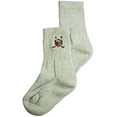 thumbnail image 3 of Ralph Lauren Big Boys Crew Sock with Golf Applique 37063-Medium (grey), 3 of 3