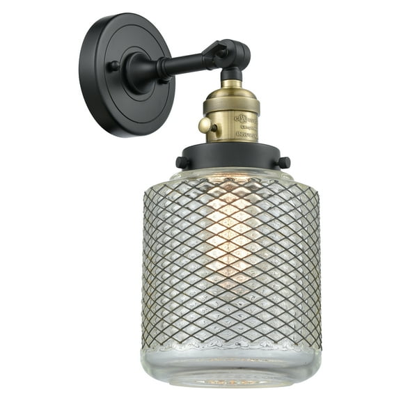 Innovations Lighting 203Sw Stanton Stanton 1 Light 14" Tall Bathroom Sconce - Black