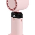 thumbnail image 2 of Enfriador de aire de mano, ventilador personal plegable de 3 velocidades, ultra silencioso para interiores (rosa) DQrwqpou Libre de BPA, 2 of 3
