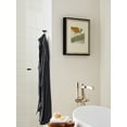 thumbnail image 3 of Amerock Monument Matte Black Single Prong Robe Hook, 3 of 9