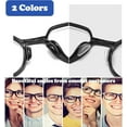 thumbnail image 7 of Gogcaro Adhesive Nose Pad, 20 Pairs Eyeglass Nose Pads Stick On Silicone Anti-Slip for Glasses Sunglasses Thin Nose Pads Eyeglasses Clear), 7 of 7