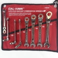 thumbnail image 3 of Flex Head Ratchet Open End Combination Wrench 8 Piece, 3 of 4